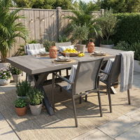 Kölle Alu-Textilen Stapelsessel 'Iris', grau Kölle Alu-Textilen Stapelsessel 'Iris', grau