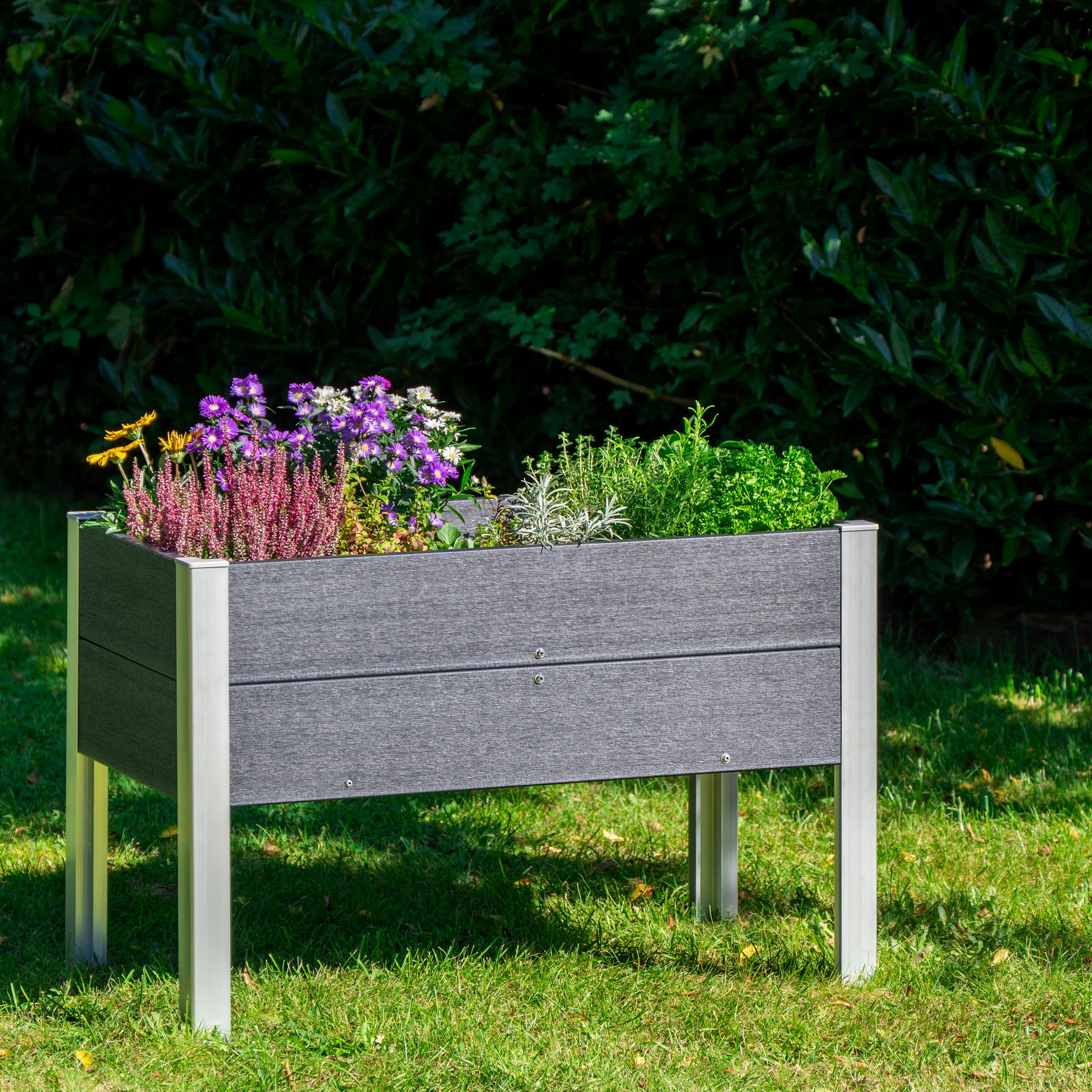 WPCHochbeet, anthrazit, 91 x 50 x H60 cm online kaufen PflanzenKölle