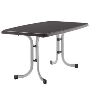 Klapptisch mit Dekorplatte graphit, ca. 150x90 cm