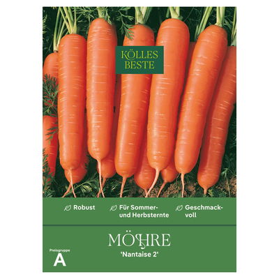 Kölles Beste Saatgut Möhre 'Nantaise 2', orange Kölles Beste Saatgut Möhre 'Nantaise 2', orange