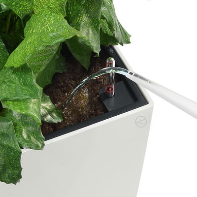 Lechuza 'Cubico 30', silber, ca. 29,5 x 29,5 x H 56,5 cm Lechuza 'Cubico 30', silber, ca. 29,5 x 29,5 x H 56,5 cm