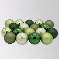 Kugelmix 'Tannengrün', Ø 6 cm, 49 Stück