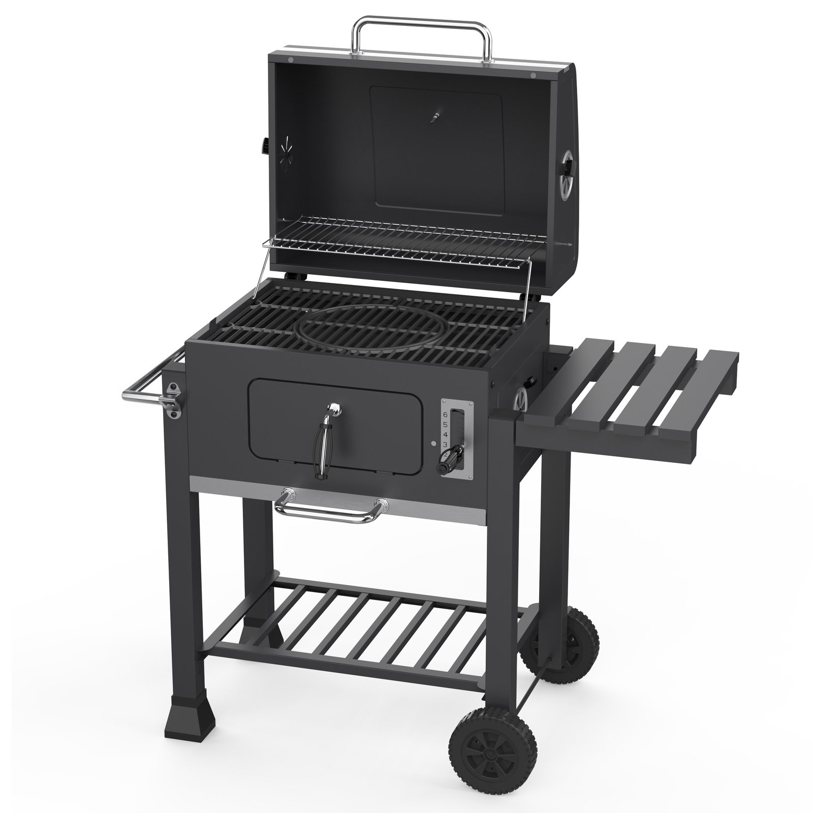 Holzkohlegrill 'Fuego', dunkelgrau Holzkohlegrill 'Fuego', dunkelgrau