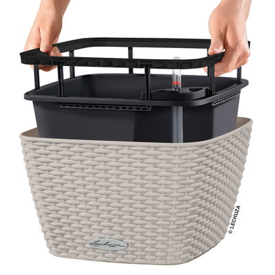 Lechuza 'Bacino Cottage', sandbraun, ca. 30 x 30 x H 18 cm Lechuza 'Bacino Cottage', sandbraun, ca. 30 x 30 x H 18 cm