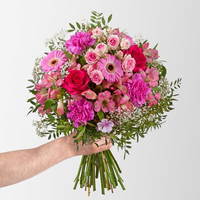 Blumenstrauß 'Du bist wundervoll', handgebunden Blumenstrauß 'Du bist wundervoll', handgebunden