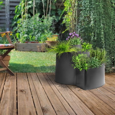 Kölle Kräuterschnecke, anthrazit, ca. 52 x 43 x H 34 cm Kölle Kräuterschnecke, anthrazit, ca. 52 x 43 x H 34 cm