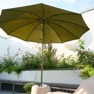 Siena Garden Sonnenschirm 'Paolo', olive, ca. Ø 270 cm