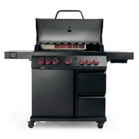 Landmann Gasgrill COOL BLACK 5.2 mit Heckbrenner