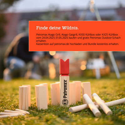 Holzkohlegrill Petromax Atago, grau, Edelstahl, ca. 28 x 40 x 40 cm