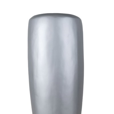 Vazo Übertopf 'Mia' mit Einsatz, silber, ca. Ø 28 x H 80 cm Vazo Übertopf 'Mia' mit Einsatz, silber, ca. Ø 28 x H 80 cm