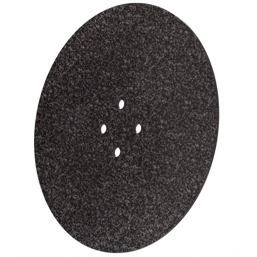 Dekorplatte für Schirmständer Easy Move Switch, dunkle Granitoptik, Ø 56cm