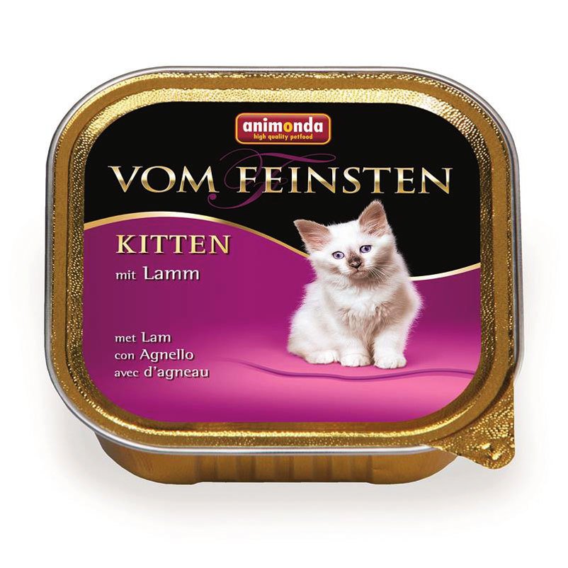 Katzenfutter, Animonda vom Feinsten Kitten, Lamm, 100g