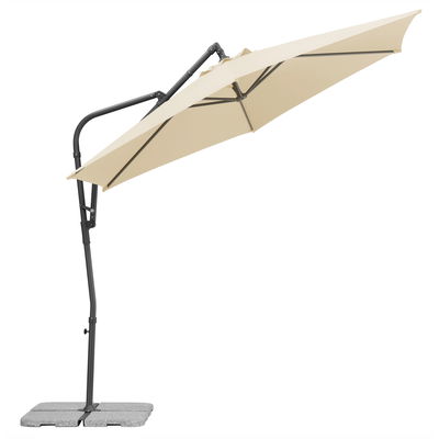 Pendelschirm 'Genua', Ø ca. 300 cm, natur