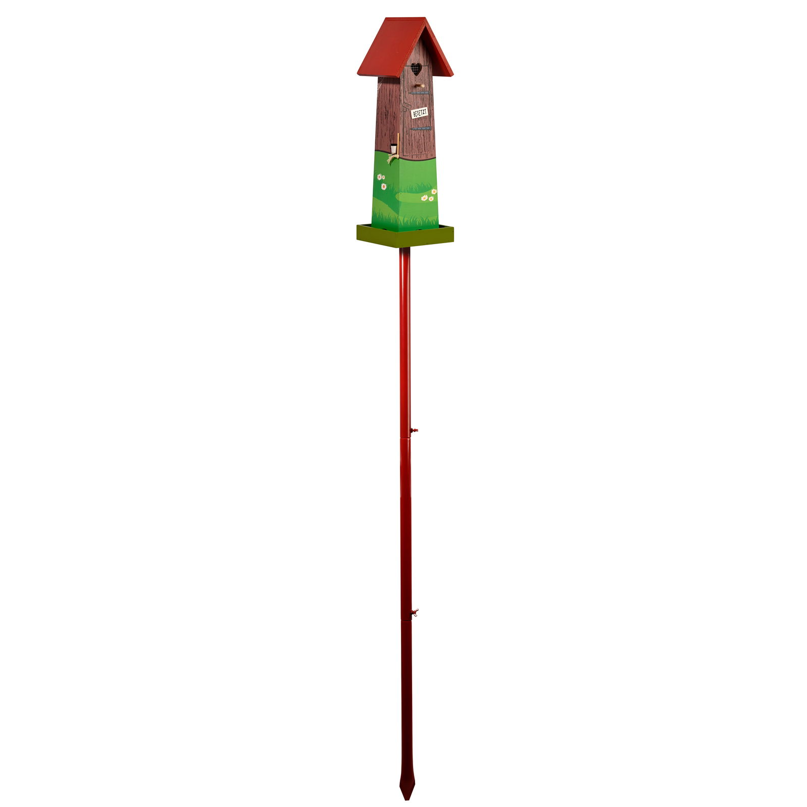Futterhaus 'Besetzt' inkl. Ständer, Höhe ca. 210 cm