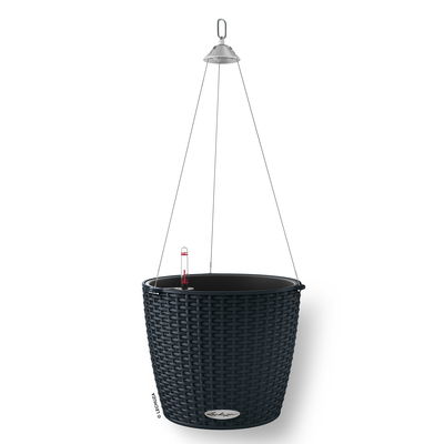 Lechuza 'Nido Cottage 28', graphitschwarz, ca. Ø 27 x H 23 cm Lechuza 'Nido Cottage 28', graphitschwarz, ca. Ø 27 x H 23 cm