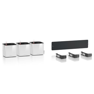 Lechuza 'Green Wall Home Kit Glossy', weiß highgloss, ca. 48 x 15 x H 14 cm Lechuza 'Green Wall Home Kit Glossy', weiß highgloss, ca. 48 x 15 x H 14 cm