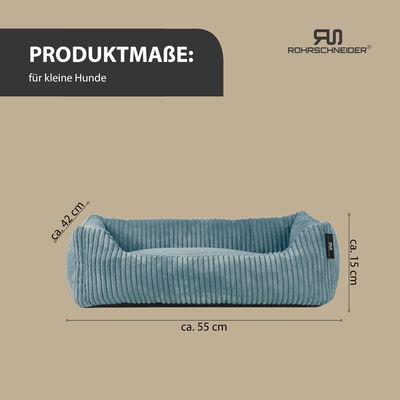 Rohrschneider Tierbett 'Milly', türkis, ca. 42 x 55 cm Rohrschneider Tierbett 'Milly', türkis, ca. 42 x 55 cm