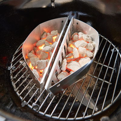 Weber® Holzkohlekörbe Char-Basket, aus verzinktem Stahl, 2-er Set