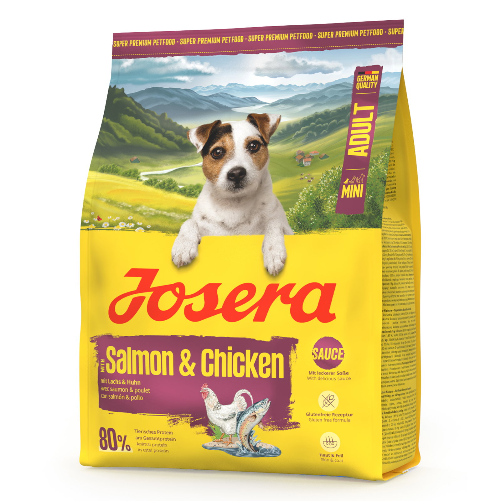Josera Hundefutter Adult mit Lachs & Huhn, 900 g Josera Hundefutter Adult mit Lachs & Huhn, 900 g