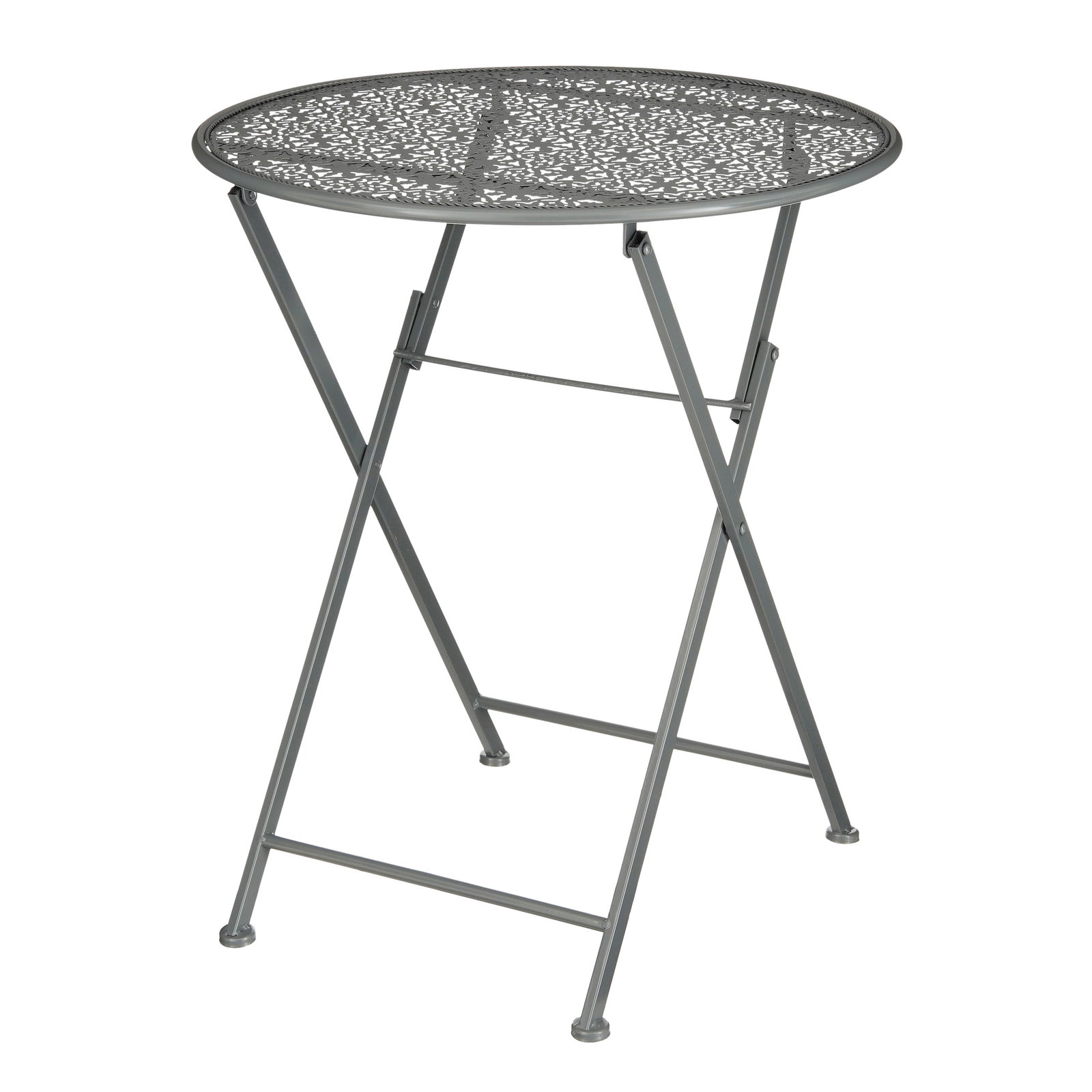 Klapptisch 'Thalia', dunkelgrau, ca. Ø60 x H70 cm Klapptisch 'Thalia', dunkelgrau, ca. Ø60 x H70 cm