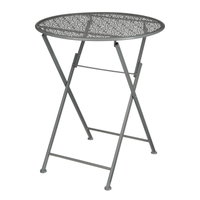 Klapptisch 'Thalia', dunkelgrau, ca. Ø60 x H70 cm Klapptisch 'Thalia', dunkelgrau, ca. Ø60 x H70 cm