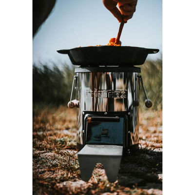 Raketenofen Petromax, grau, Edelstahl, ca. Ø 23,5 x H 33 cm Raketenofen Petromax, grau, Edelstahl, ca. Ø 23,5 x H 33 cm