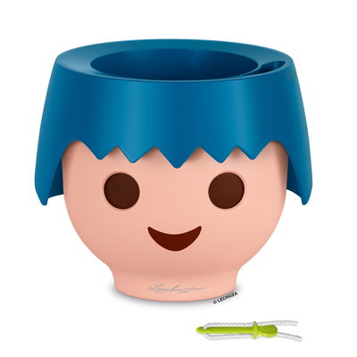 Lechuza 'Ojo', ocean blue, ca. Ø 21 x H 15,8 cm Lechuza 'Ojo', ocean blue, ca. Ø 21 x H 15,8 cm