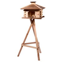 Futterhaus mit Futtersilo, FSC-Holz, 50 x 50 x 38 cm