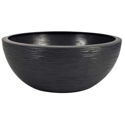 Eda Pflanzschale 'Graphit Ella', anthrazit, ca. Ø 40 x H 16,5 cm Eda Pflanzschale 'Graphit Ella', anthrazit, ca. Ø 40 x H 16,5 cm