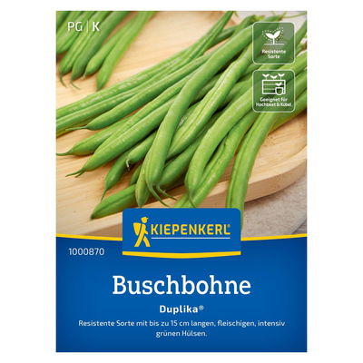 Gemüsesamen, Buschbohnen 'Neb. Duplika'