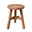 Hocker 'Iceland', natur, recyceltes Mindi-Holz