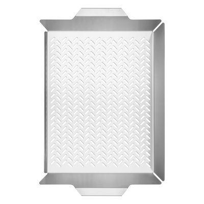 Tramontina Churrasco Grillschale, Edelstahl, ca. 48 x 32 x 3,6 cm