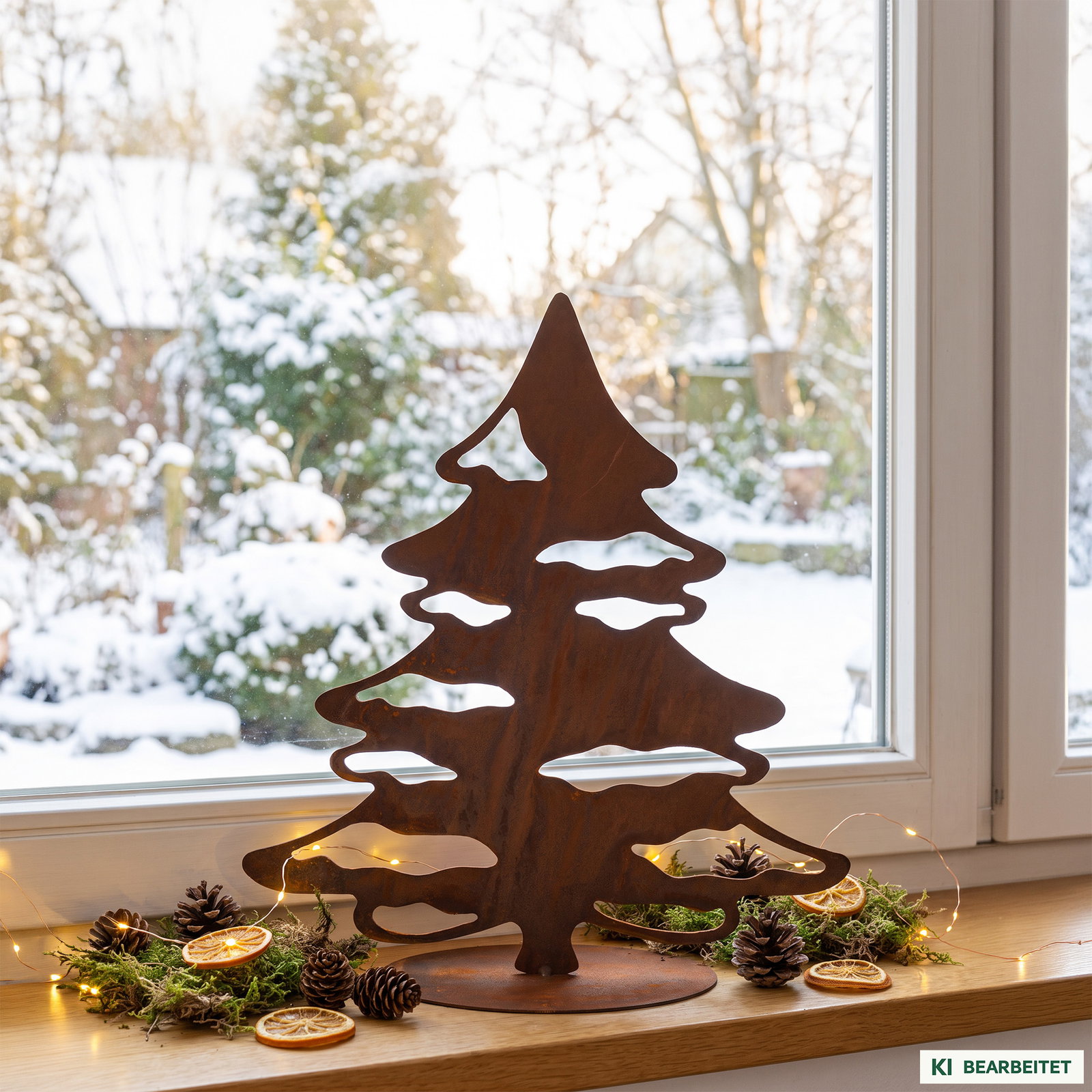 Tannenbaum 'Felix 350', Metall, rostfarben, Höhe ca. 35 cm Tannenbaum 'Felix 350', Metall, rostfarben, Höhe ca. 35 cm