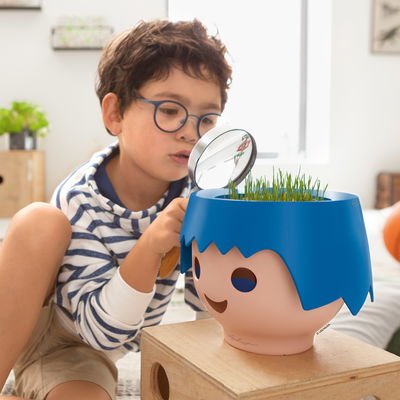 Lechuza 'Ojo', ocean blue, ca. Ø 21 x H 15,8 cm Lechuza 'Ojo', ocean blue, ca. Ø 21 x H 15,8 cm