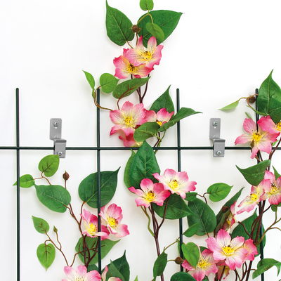 Spalierhalter, 4er-Set, silber, Edelstahl Spalierhalter, 4er-Set, silber, Edelstahl