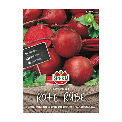 Gemüsesamen, Rote Rüben 'Rote Kugel 2' Gemüsesamen, Rote Rüben 'Rote Kugel 2'