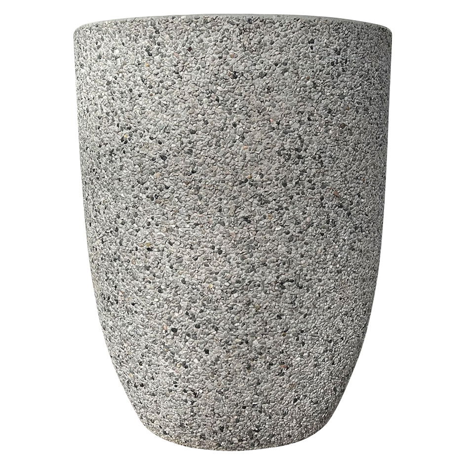 Pflanzgefäß 'Stromy', beton, ca. Ø 45 x H 58 cm