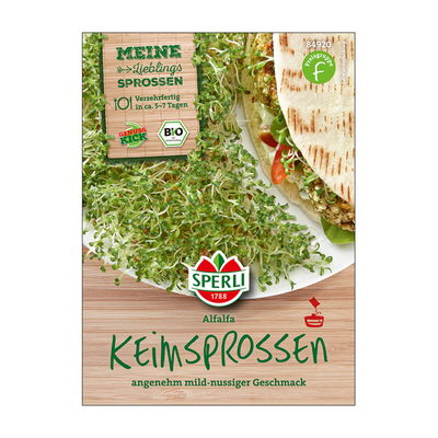 Bio-Keimsprossen, Alfalfa, grün