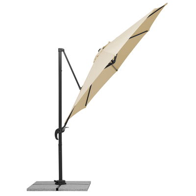 Sonnenschirm 'Rhodos Junior', Ø 300 cm, natur Sonnenschirm 'Rhodos Junior', Ø 300 cm, natur