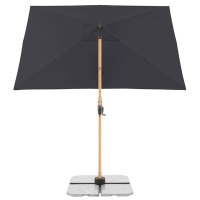 Doppler Pendelschirm 'Alu-Wood Ultra AX', anthrazit, ca. 300 x 220 cm