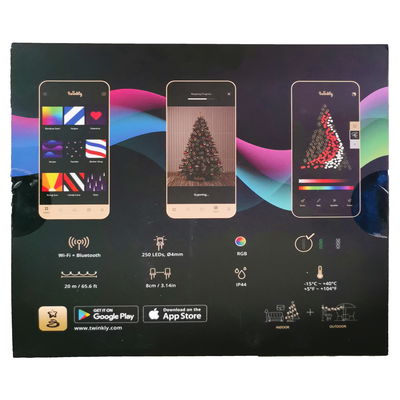 Twinkly LED Lichterkette 'Strings', bunt, 250 LEDs, Länge ca. 20 m Twinkly LED Lichterkette 'Strings', bunt, 250 LEDs, Länge ca. 20 m