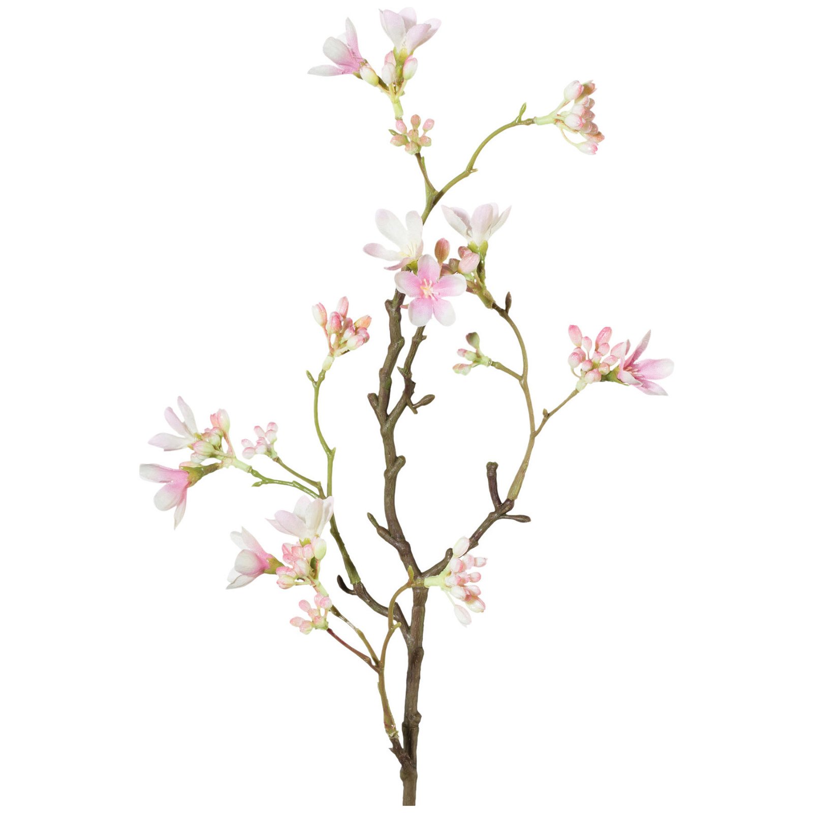 Scheinquittenzweig, Kunstpflanze, rosa, 51cm