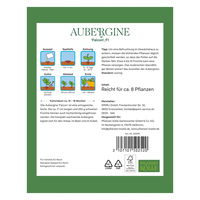 Kölles Beste Saatgut Aubergine 'Falcon', lila