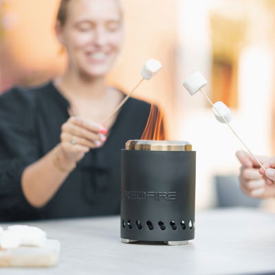 Tischfeuer 'Volcano', schwarz, Gr. S, Ø17 x H18,7 cm Tischfeuer 'Volcano', schwarz, Gr. S, Ø17 x H18,7 cm