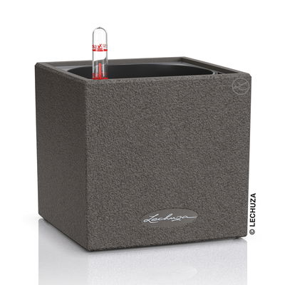 Lechuza 'Canto Stone 14', graphitschwarz, ca. 14 x 14 x H 13,5 cm Lechuza 'Canto Stone 14', graphitschwarz, ca. 14 x 14 x H 13,5 cm