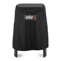 Weber Abdeckhaube für Lumin mit Stand, schwarz, ca. 100 x 144 x 56 cm