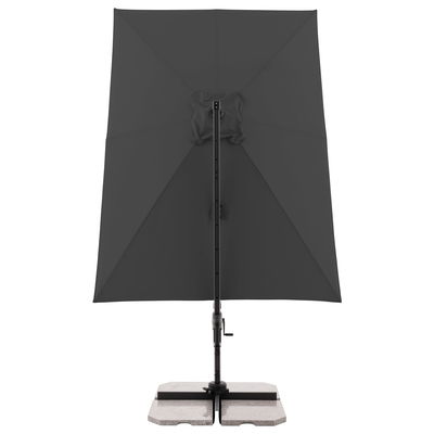 Doppler Pendelschirm 'Active Green Edition', anthrazit, ca. 210 x 310 cm