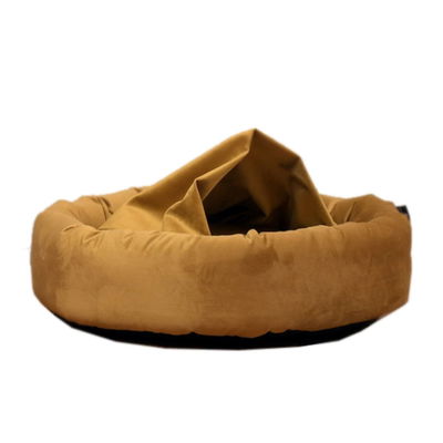 Kuschelinsel 'Lajos M', gelb, Ø 68 cm Kuschelinsel 'Lajos M', gelb, Ø 68 cm