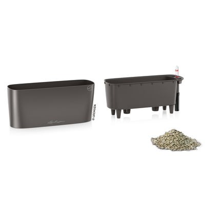 Lechuza 'Delta 10', anthrazit, ca. 30 x 11 x H 13 cm Lechuza 'Delta 10', anthrazit, ca. 30 x 11 x H 13 cm