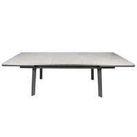 Kölle Ausziehtisch 'Sumba', grau, ca. 200-260 x 100 x H75 cm